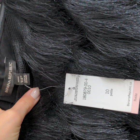 New With Tag Banana Republic Strapless Dress Fringe Flapper US10P - Picture 5 of 6